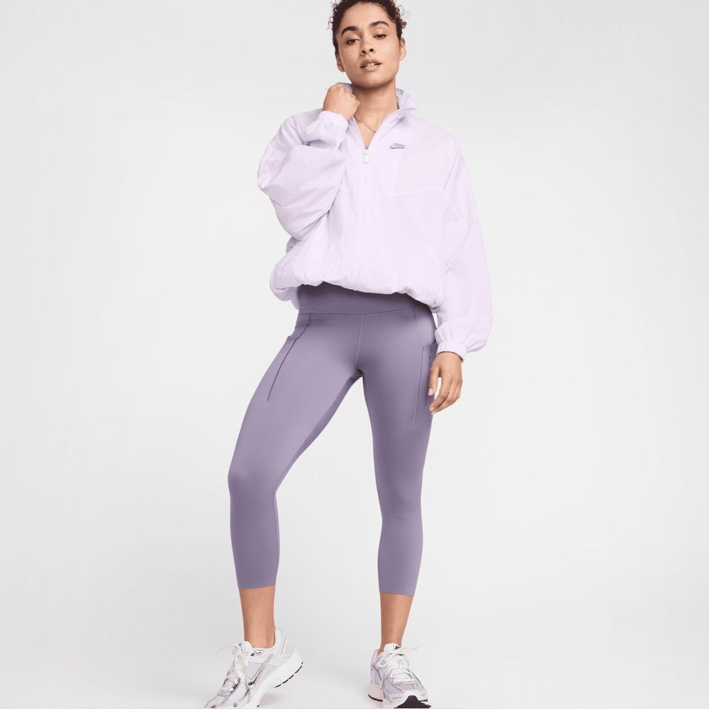 Nike Go Firm High Support Compression 7/8 Leggings Lilac M